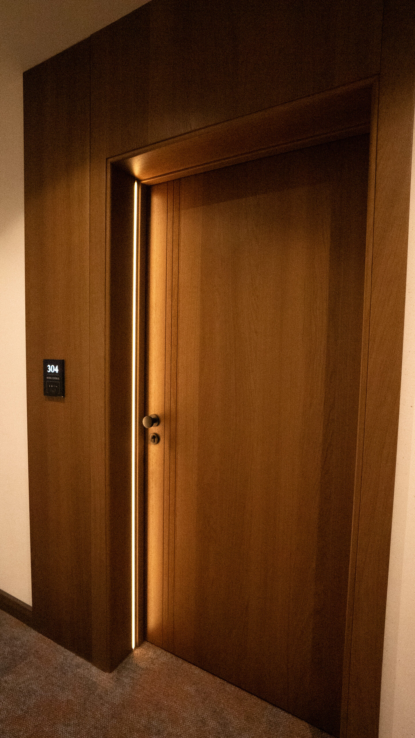 Ulaz u Hotel Central u centru Inđije